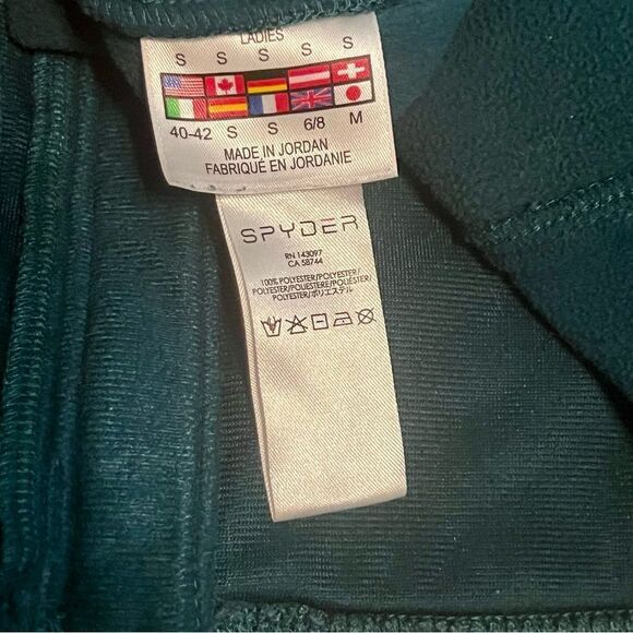 Spyder Core Sweater Full Zip Knitted Thick Fleece Lined Fitted Jacket S - Picture 6 of 10